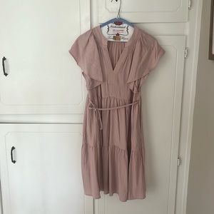 Blush pink Calvin Klein babydoll dress!